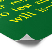 Poster Rm 12:2 Avec un aigle devant un drapeau américain (Coin)