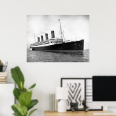 Poster RMS Aquitania (Bureau à domicile)