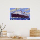 Poster RMS Britannic (Cuisine)
