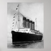 Poster RMS Lusitania (Devant)