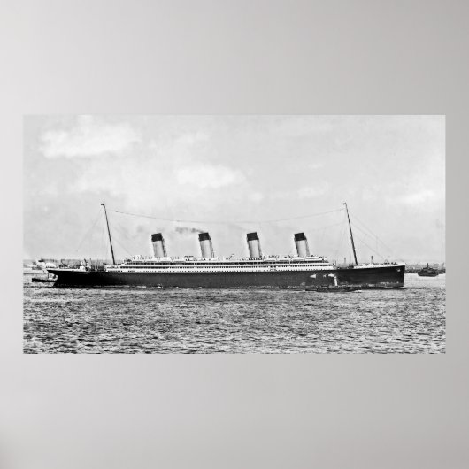 Poster RMS Olympic : Vue large (Devant)