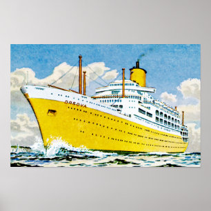 Poster RMS Orsova at Sea