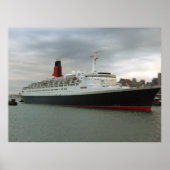 Poster RMS Queen Elizabeth 2 (Devant)