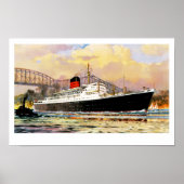 Poster RMS Saxonia (Devant)