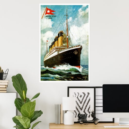 Poster RMS Titanic (Bureau à domicile)