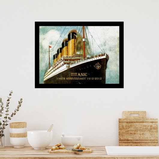 Poster RMS Titanic 100e anniversaire (Cuisine)