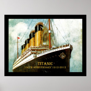 Poster RMS Titanic 100e anniversaire