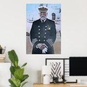 Poster RMS Titanic Capitaine Edward J. Smith (Bureau à domicile)