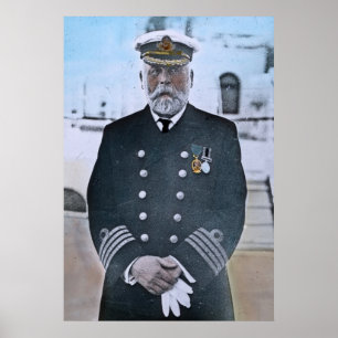 Poster RMS Titanic Capitaine Edward J. Smith