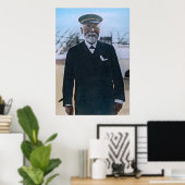 Poster RMS Titanic Capitaine Edward John Smith (Bureau à domicile)