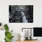 Poster RMS Titanic Funeral and Memorial Service 1912 (Bureau à domicile)