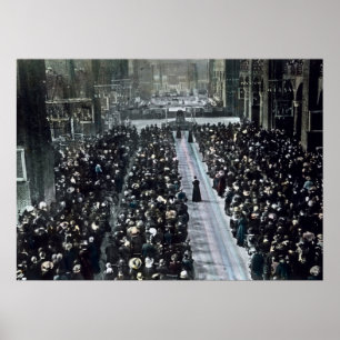 Poster RMS Titanic Funeral and Memorial Service 1912