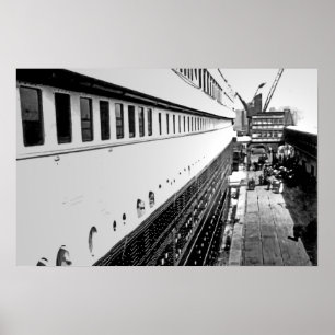 Poster RMS Titanic :  Les passagers s'embarquent