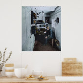 Poster RMS Titanic Radio Opérateur SOS (Cuisine)