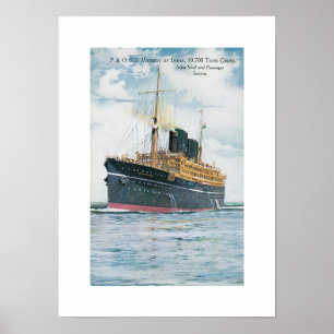 Poster RMS Viceroy de l'Inde