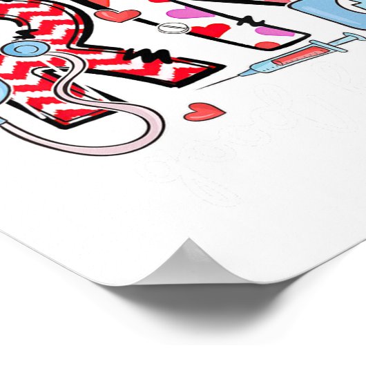 Poster Rn Good Hands mignonne Infirmière Étudiante en soi (Coin)