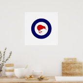 Poster Rnzaf roundel, Nouvelle-Zélande (Cuisine)