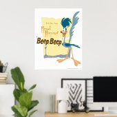 POSTER ROAD RUNNER™ BEEP BEEP™ ! (Bureau à domicile)