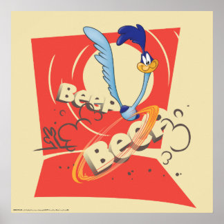 Poster ROAD RUNNER™ BEEP BEEP!™ Graphique de coucher de s