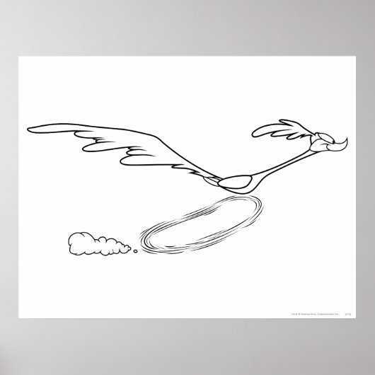 Poster ROAD RUNNER™ Running Fast (Devant)