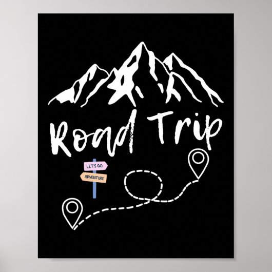 Poster Road Trip 2025 Family Vacation Matching Group Squa (Devant)