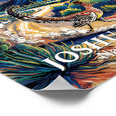 Poster Roadrunner of Joshua Tree Van Gogh Night Custom (Coin)