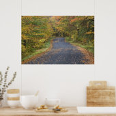 Poster Roadside fall foliage, Southern Vermont, USA (Cuisine)