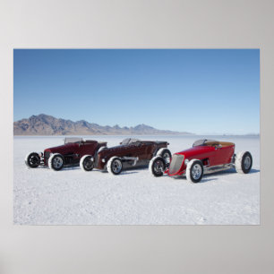 Poster Roadsters sur les appartements de sel