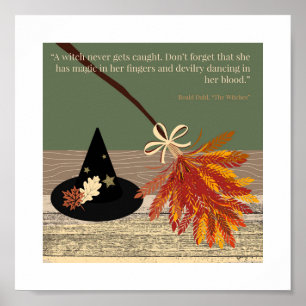 Poster Roald Dahl cite : The Witches
