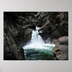 Poster Roaring River Falls, King's Canyon, CA