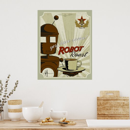 Poster Roast Robot (Cuisine)