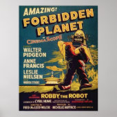 Poster Robbie le robot planète interdite (Devant)