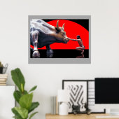 Poster ROBBY et la Bull #2 (Bureau à domicile)