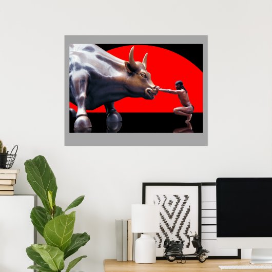 Poster ROBBY et la Bull #2 (Bureau à domicile)