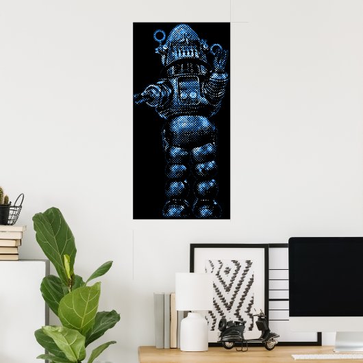 Poster Robby Le Robot (Bureau à domicile)
