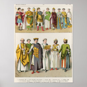 Poster Robe à la cour bizantine