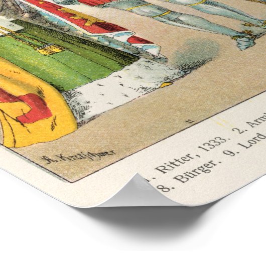 Poster Robe anglaise (Coin)