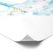 Poster Robe bleu Soeurs 11x14 par Heather French Henry (Coin)