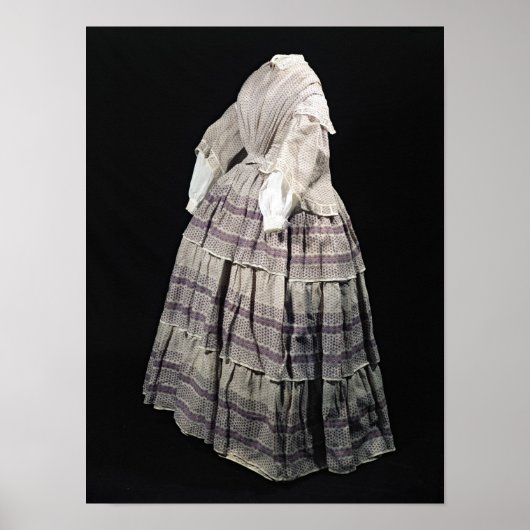 Poster Robe Crinoline, 1850-60 (Devant)