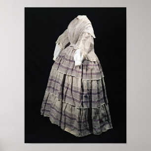 Poster Robe de crinoline, 1850-60