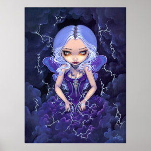 Poster Robe de fée gothique d'IMPRESSION d'ART de