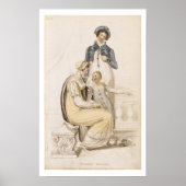 Poster Robe de marche, plaque de mode du Re d'Ackermann (Devant)