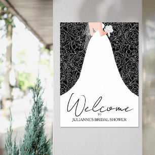 Poster Robe de Mariée Shower de Mariage