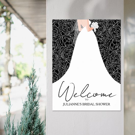 Poster Robe de Mariée Shower de Mariage