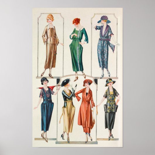 Poster Robe de printemps. (1920) (Devant)