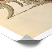 Poster Robe de soirée ou robe de bal, assiette de mode de (Coin)