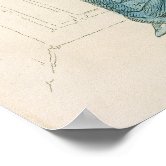 Poster Robe de transport, plaque de mode du Rep d'Ackerma (Coin)