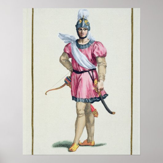 Poster Robe d'un soldat normand de 'Receuil des Estamp (Devant)
