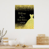 Poster Robe Jaune Lumineuse Faux Parties scintillant Douc (Cuisine)