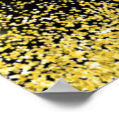 Poster Robe Jaune Lumineuse Faux Parties scintillant Douc (Coin)